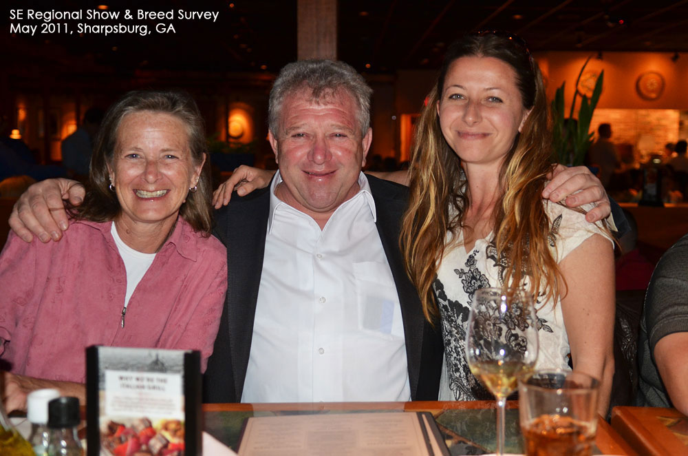 with WDA President Cindy Peterson and SV Judge & K�rmeister Erich B�sl